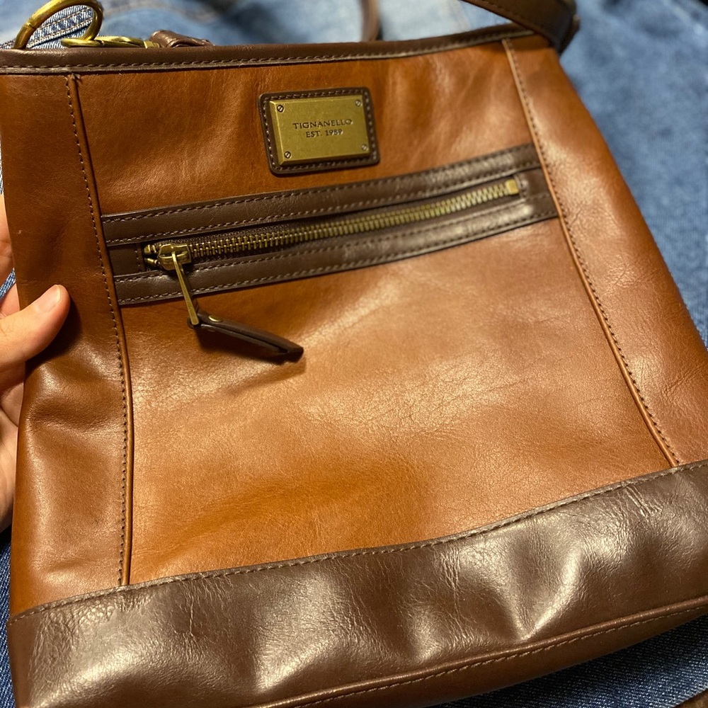 Tignanello Crossbody leather bag